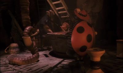 For dinner on my birthday - James and the Giant Peach