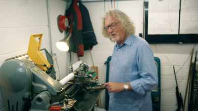 For every inch that
the pen travels this way, - James May and the Dull Men