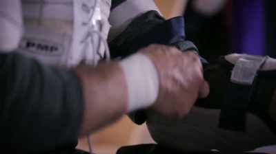 For example, the elbow pads
and the shoulder pads. - Ice Guardians