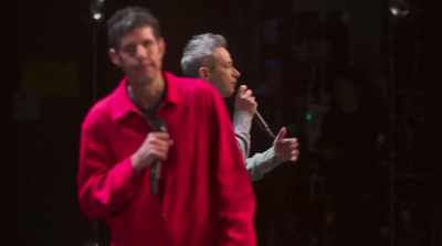 For example, we had a song
on our first record - Beastie Boys Story