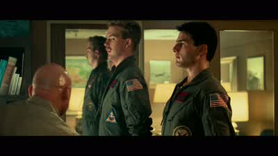 For five weeks you're gonna fly against the best fighter pilots in the worldYou were number two cougar was number oneCougar lost it turned in his wingsYou guys are number oneBut you remember one thingYou screw up just this muchyou'll be flying a cargo - Top Gun