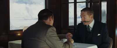 For instance,
the temporary pleasantries - Murder on the Orient Express