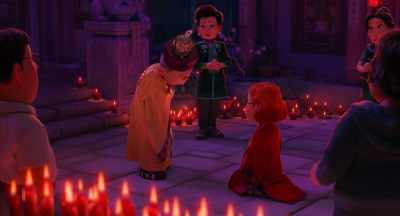For as long
as the red moon shines, - Turning Red