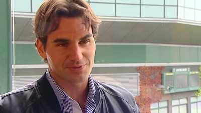 - For me, playing against
a Brit in the final, - Roger Federer: A Champions Journey
