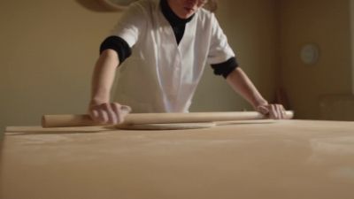 For Mutsuko, rolling out the dough - A World of Calm