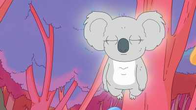 For now, enter my
pouch and be reborn. - Koala Man