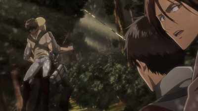 For now, let's get to a place without Titans! - Attack on Titan: Chronicle