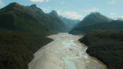 For Ornithomimus,
these river islands will provide sanctuary - Prehistoric Planet