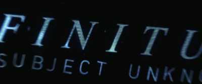 For Patrick Butler - Infinitum: Subject Unknown