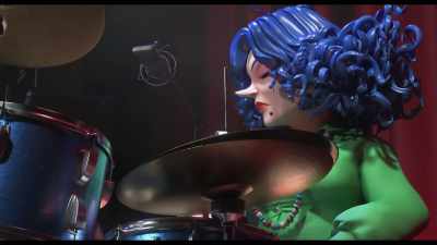 For playing drums
and fashioning spells. - Earwig and the Witch