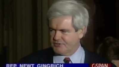 For propriety's sake,
they have to replace, uh - The Clinton Affair