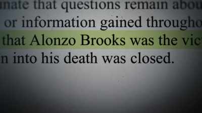 For this reason, the investigation
into his death was closed." - Unsolved Mysteries