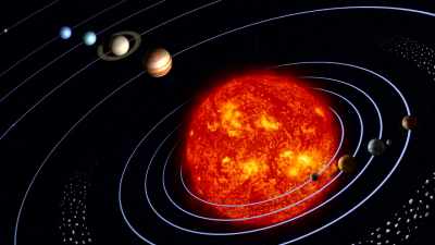 For this reason, when the Sun
illuminates a large, flat area, - American Moon