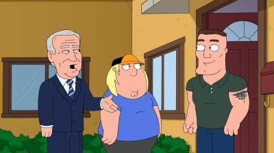 For shooting the guy we said was Osama bin Laden - Family Guy