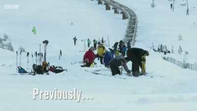 For six months, the mountain team
has battled against the elements - The Mountain