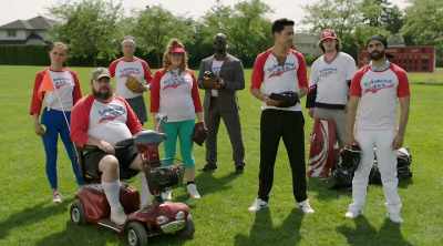 For the first time, we can
finally field a full team. - Benchwarmers 2: Breaking Balls