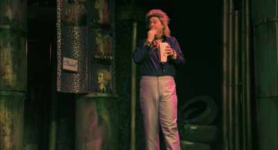 For the first time he's successful, - The Toxic Avenger: The Musical