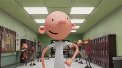 For the first time since I stepped
through those double doors, - Diary of a Wimpy Kid