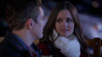 - For the record, you did kiss me first.
- Oh, I know. - Christmas at the Drive-In