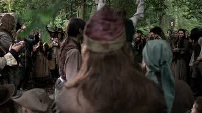 For the show, any alms. - Outlander