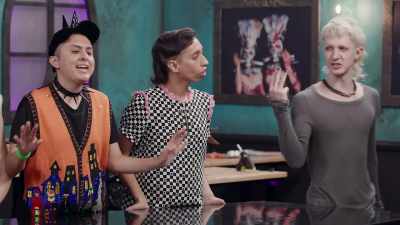 - For three years I've
listened to you talk. - The Boulet Brothers' Dragula: Titans