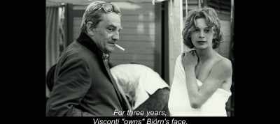 For three years,
Visconti "owns" Björn's face. - The Most Beautiful Boy in the World