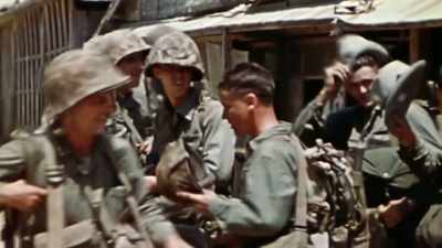For troops that
expected to be in hell, - The Pacific War in Color