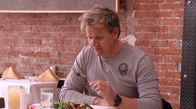 FOR WHAT WE ARE
ABOUT TO EAT, - Kitchen Nightmares
