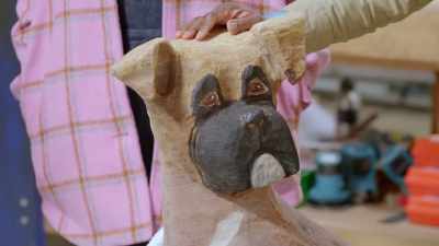 For someone who hasn't done
any carving before, - Handmade: Britain's Best Woodworker
