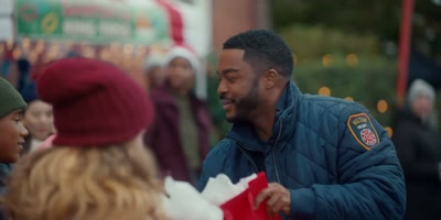- For you. For you. - Christmas with a Kiss