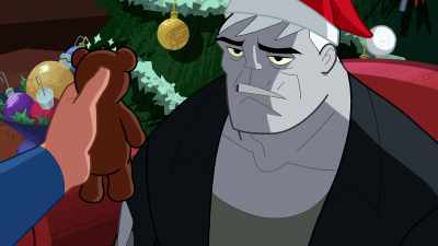 - For you.
- (GRUMBLES) - Justice League Action