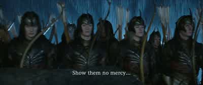 For you shall receive none! - The Lord of the Rings: The Two Towers