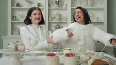 [ Forced laugh ] - Three Busy Debras