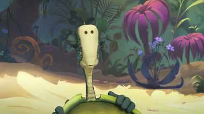 (forceful munching)
Okay. - Gigantosaurus