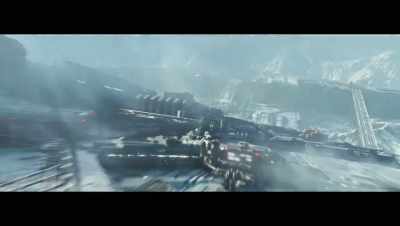 [foreboding music continues] - The Wandering Earth