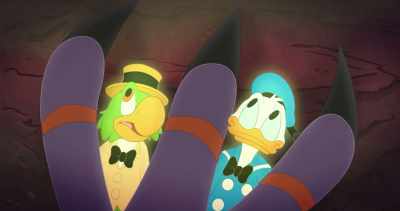 (foreboding music) - Legend of the Three Caballeros