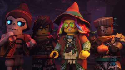 [foreboding music] - LEGO Ninjago: Dragons Rising