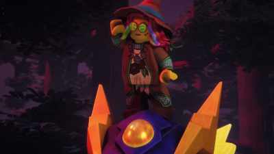 [foreboding music] - LEGO Ninjago: Dragons Rising