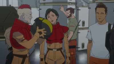 Forget about it! The leader's machine
gets targeted first, anyway. - Mobile Suit Gundam Hathaway
