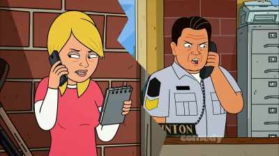 Forget that file. I have a
deeper, darker story for you. - Corner Gas Animated