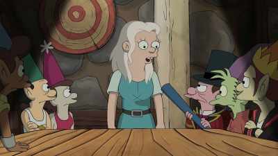 Forget the guards. The hardest part
is going to be getting past my dad. - Disenchantment