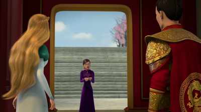 Forgive my delay,
but I was studying the tea leaves and... - The Swan Princess: A Royal Wedding