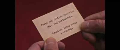 "Forgo any foolish inquiries
into the Pentaverate." - The Pentaverate