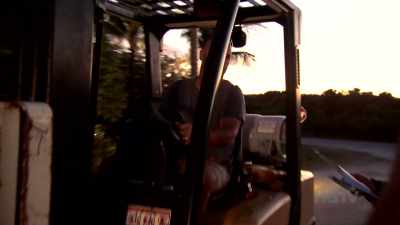 (forklift rumbling) - Island of Bryan