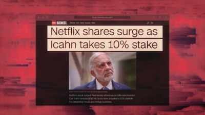 Foroohar: As I remember
the Netflix success, - Icahn: The Restless Billionaire
