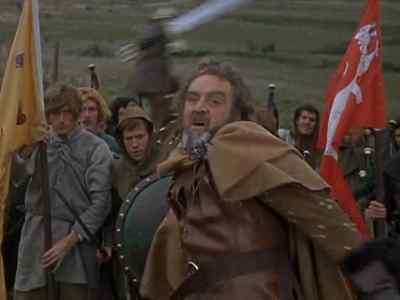 - Forward!
[Bagpipes play] - The Fighting Prince of Donegal