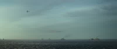 Forward Lookout reports ship starboard bow. - Greyhound