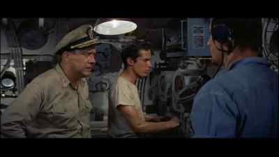 Forward tubes report ready, sir.
Depth set eight feet. - Up Periscope