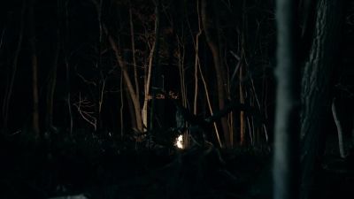 Found his campsite.
You see him? - Manifest