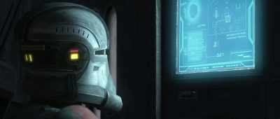 Found him.
Cellblock 25, four levels down. - Star Wars: The Bad Batch